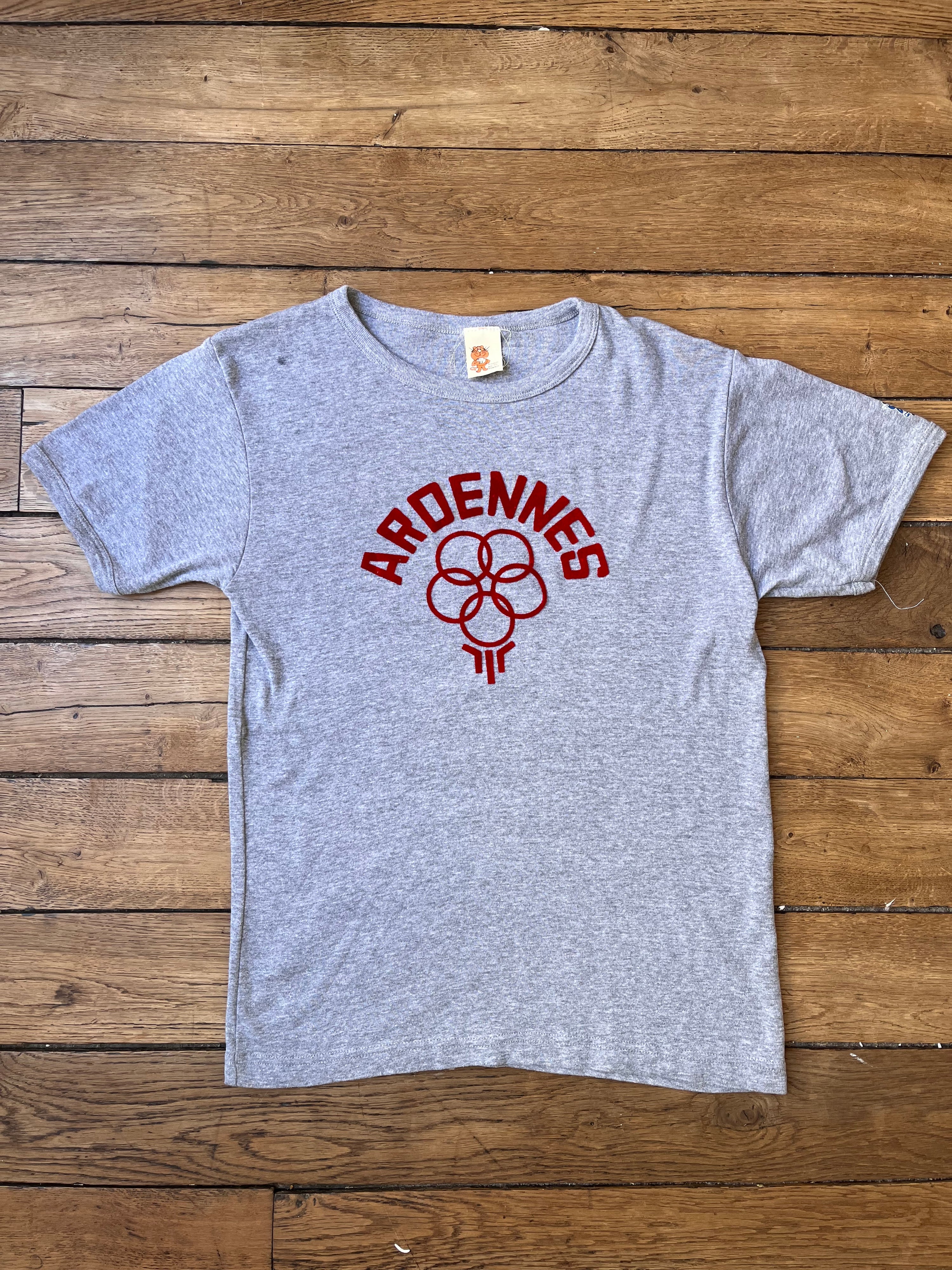 1980s French Vintage Ardennes Tilt T-shirt (M)