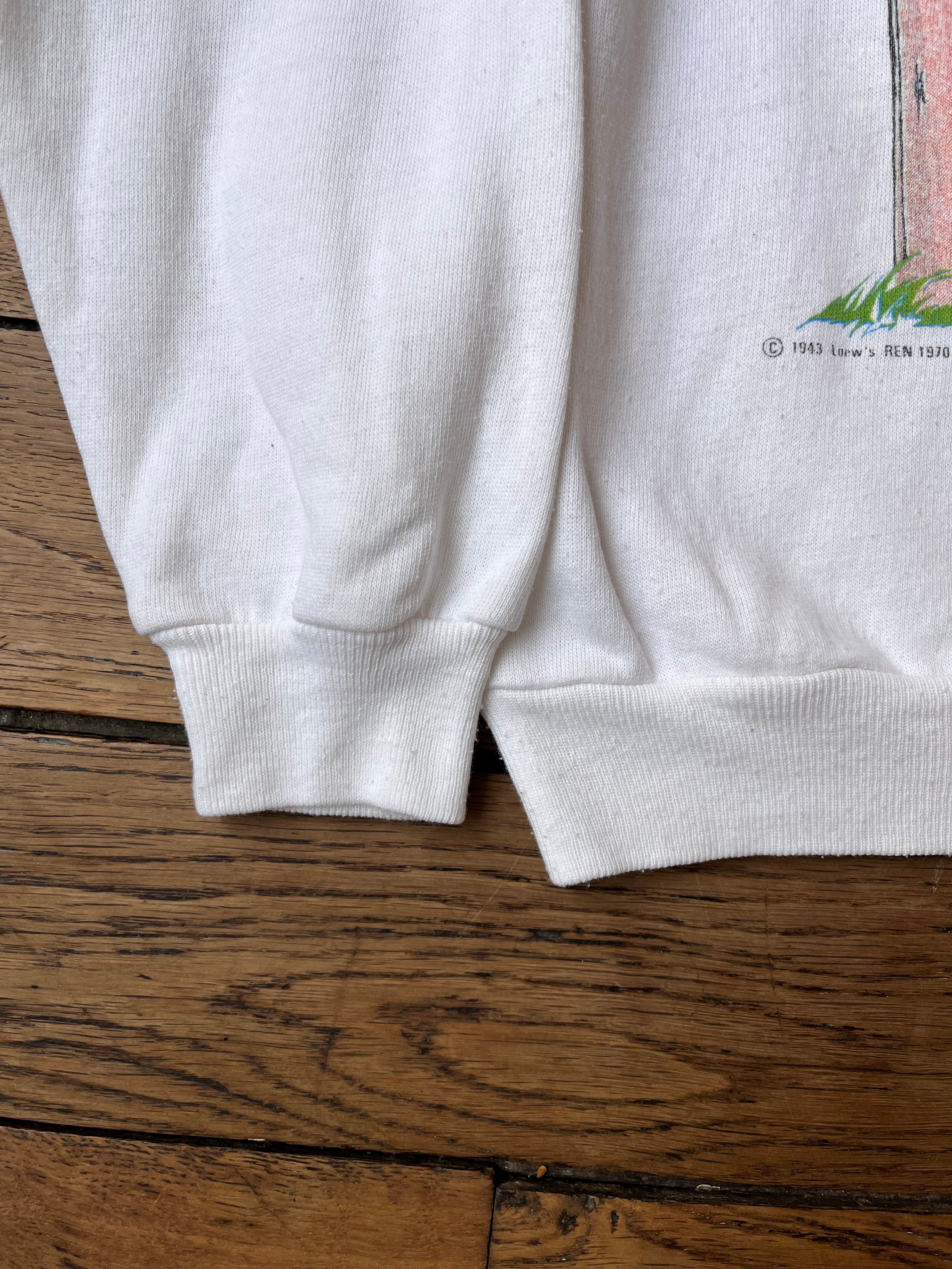 1980's French Vintage Droopy Tex Avery Sweatshirt (M)