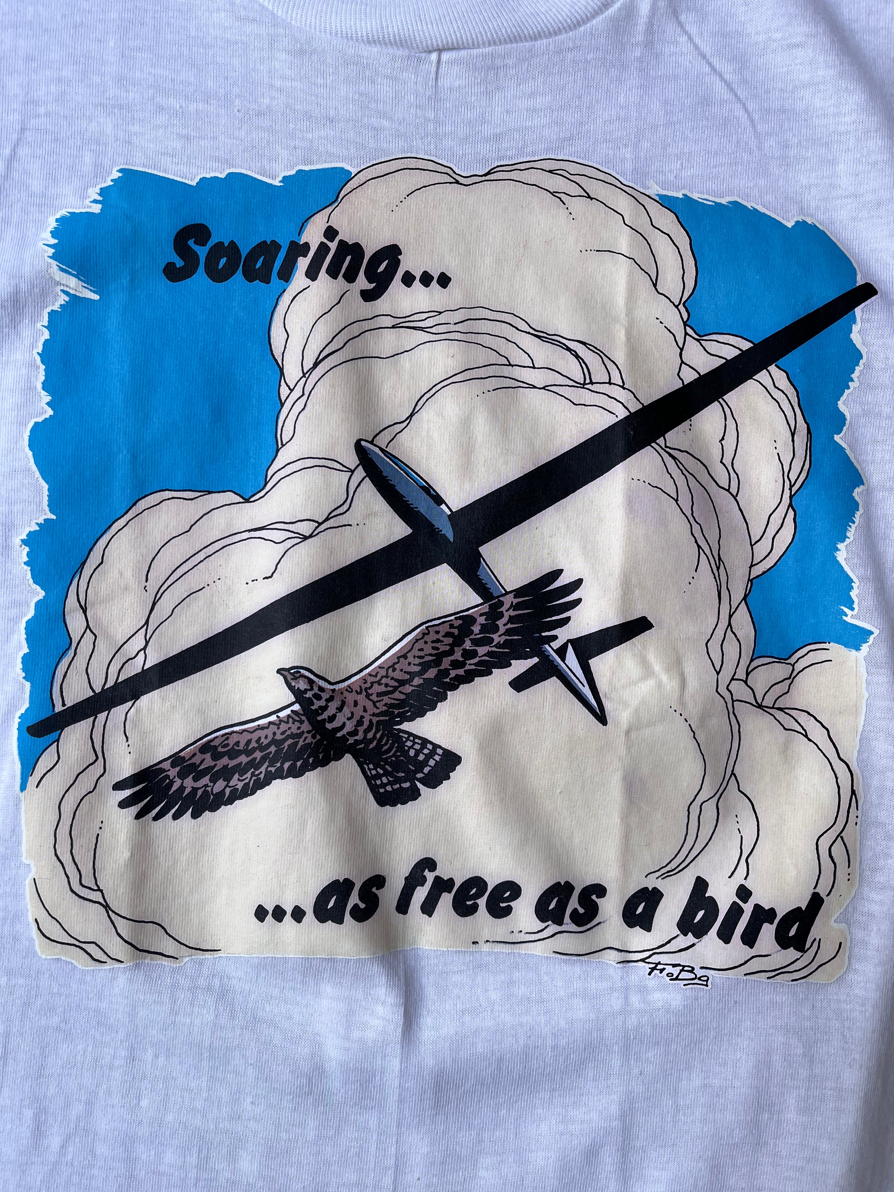 1990's Soaring As Free As A Bird Vintage T-shirt (XS)