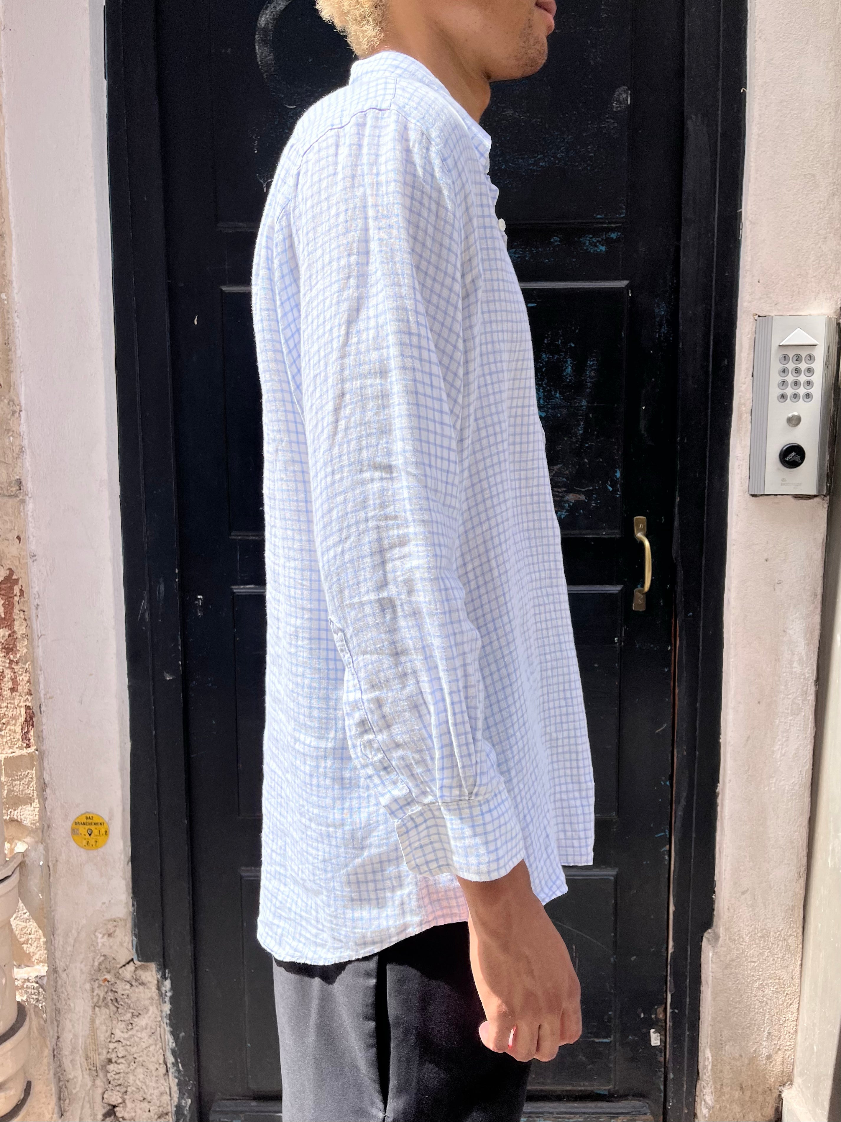 Vintage Hermès Linen Shirt (XL)